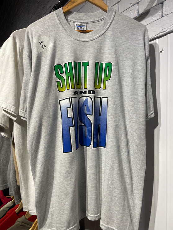 Shut Up and Fish Tee