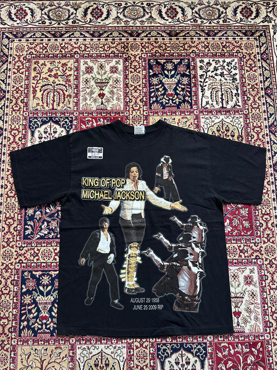 KING OF POP MICHEAL JACKSON BOOTLEG TEE