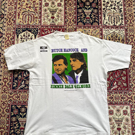 BUTCH HANCOCK AND JIMMIE DALE GILMORE SINGLE-STITCHED TEE
