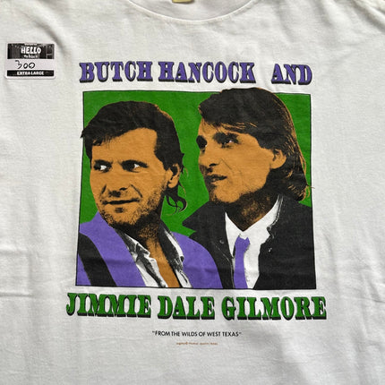 BUTCH HANCOCK AND JIMMIE DALE GILMORE SINGLE-STITCHED TEE