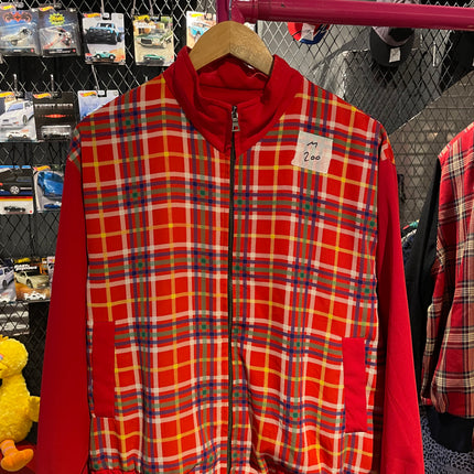 Red korean gingham jacket