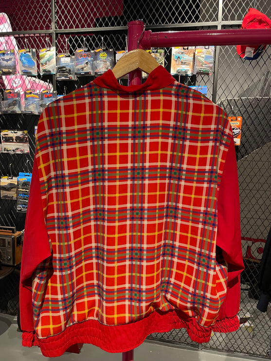 Red korean gingham jacket