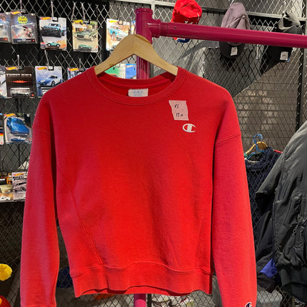 Red Champion Crewneck