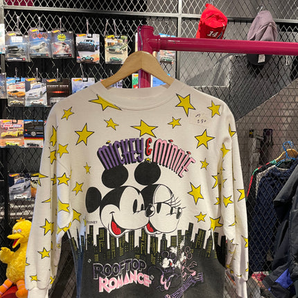 Mickey & Minnie rooftop romance crewneck