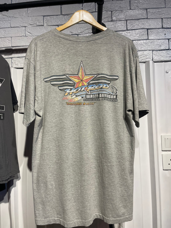 Grey Harley Davidson Tee