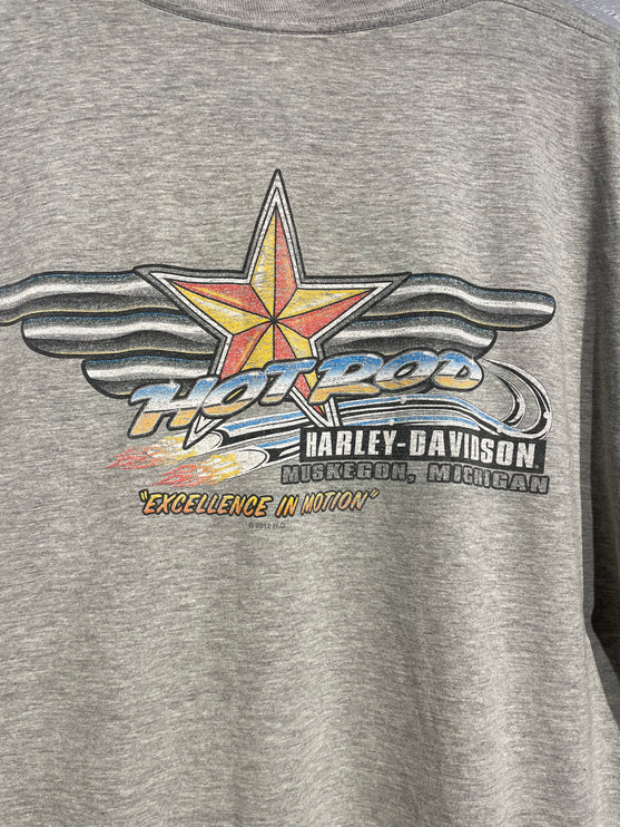 Grey Harley Davidson Tee