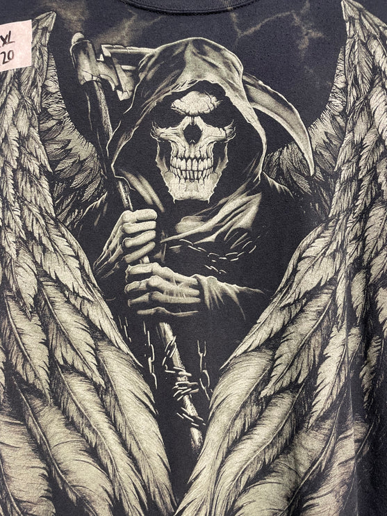 grim reaper all over print tee