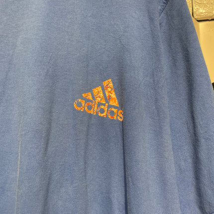 blue Adidas tee