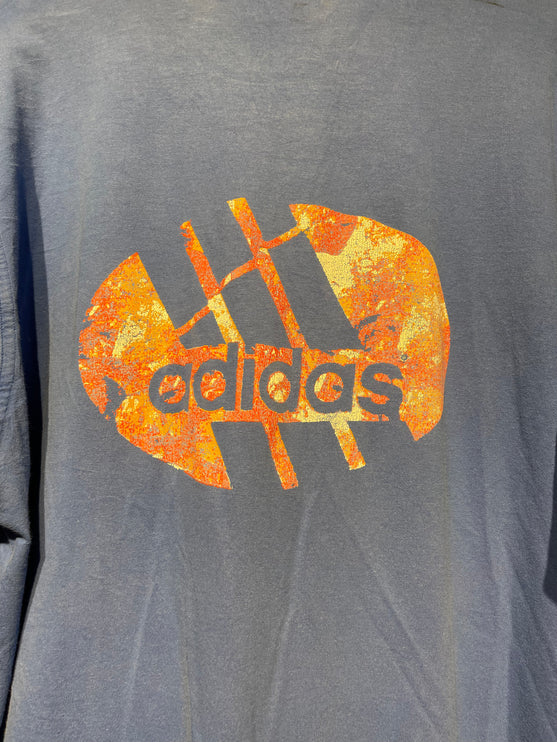 blue Adidas tee