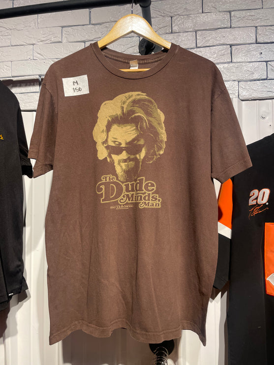 the dude minds, man. tee