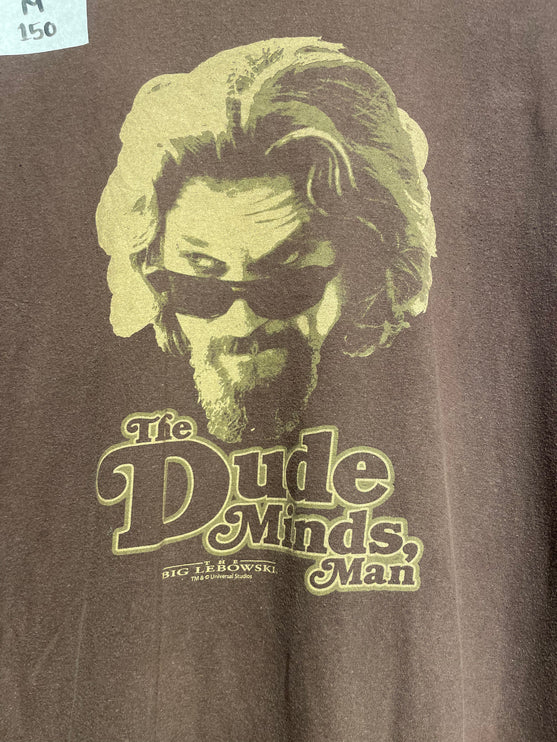 the dude minds, man. tee