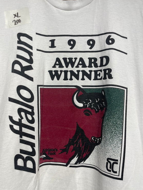 1996 buffalo run single stitched tee