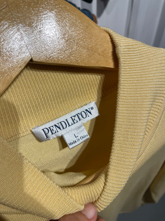 Pendleton yellow turtleneck sweater