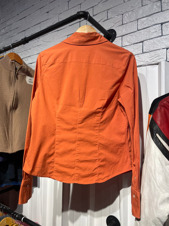 Burberry orange shirt