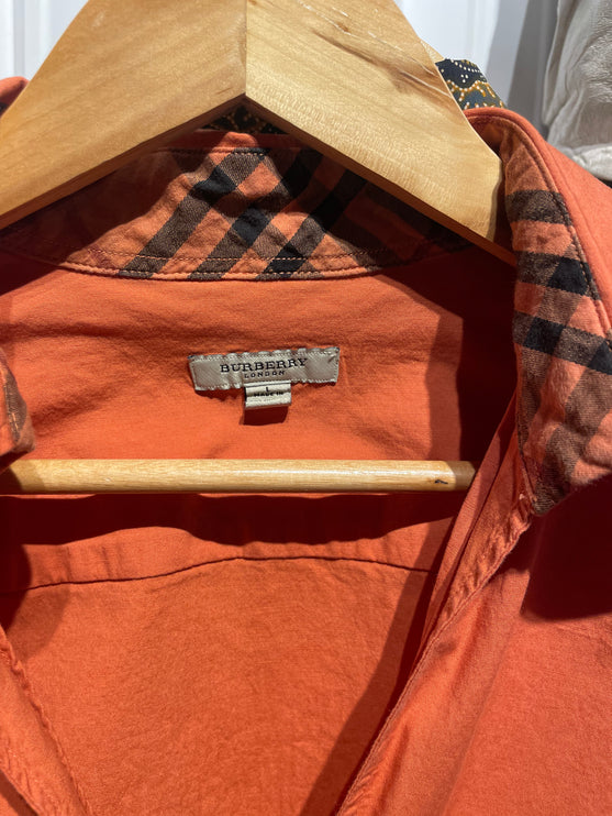 Burberry orange shirt