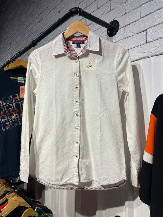 Tommy Hilfiger white button-up shirt