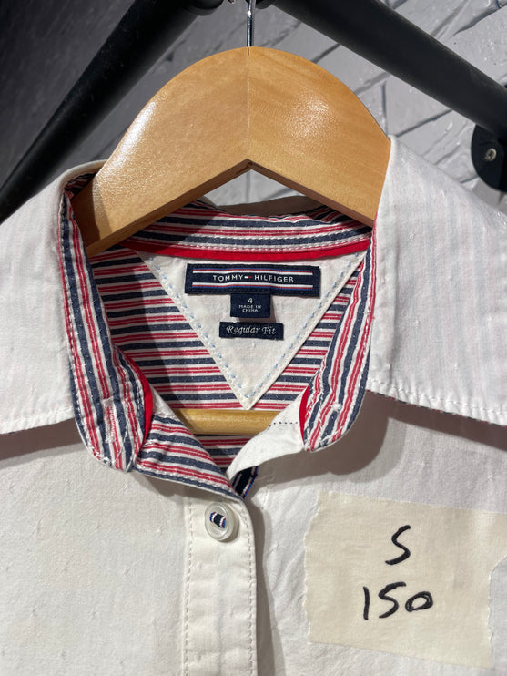 Tommy Hilfiger white button-up shirt