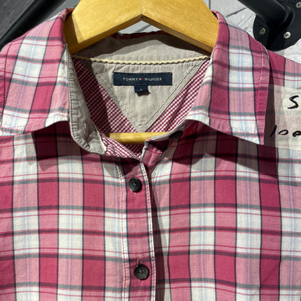 Tommy Hilfiger plaid button-up shirt