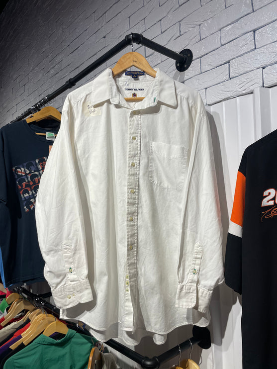 Tommy Hilfiger white button-up shirt