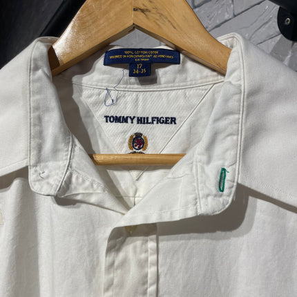 Tommy Hilfiger white button-up shirt