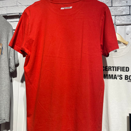 red Ferrari logo tee