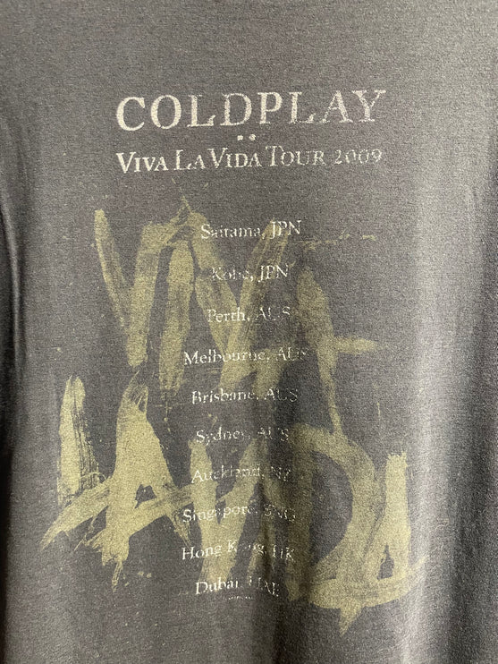 2009 COLDPLAY VIVA LA VIDA TOUR TEE