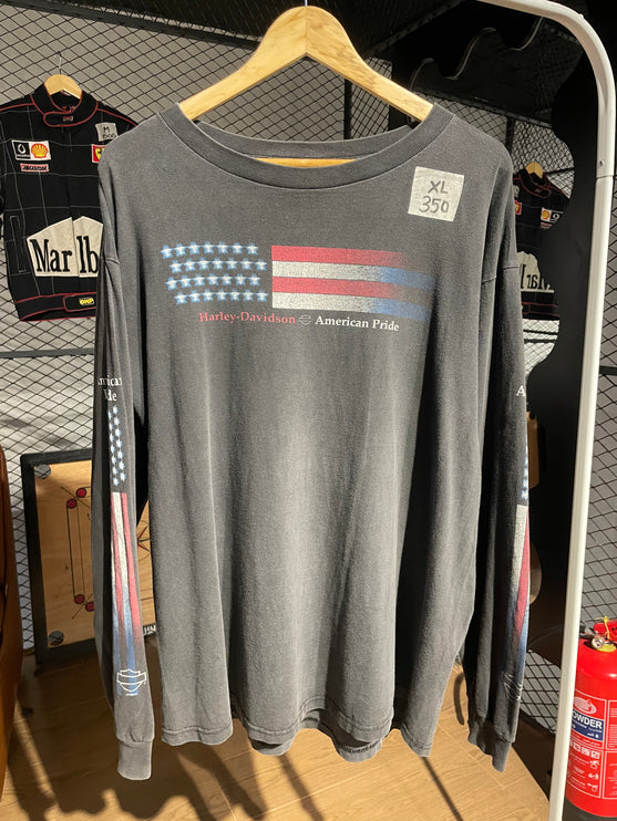 2002 HARLEY-DAVIDSON AMERICAN PRIDE LONG SLEEVE TEE