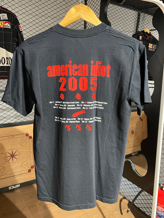 2005 GREEN DAY AMERICAN IDIOT TEE