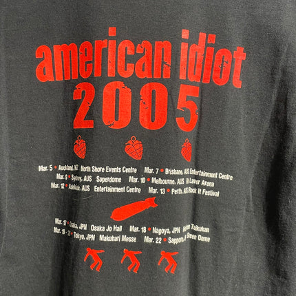 2005 GREEN DAY AMERICAN IDIOT TEE