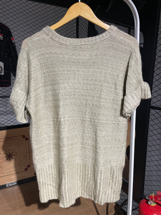 Short Sleeved Knitted Sweater