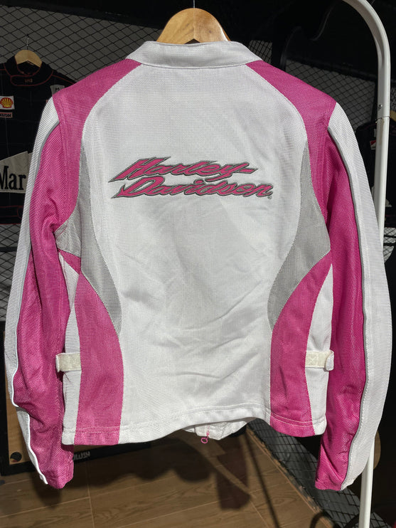 PINK HARLEY-DAVIDSON RIDING GEAR JACKET