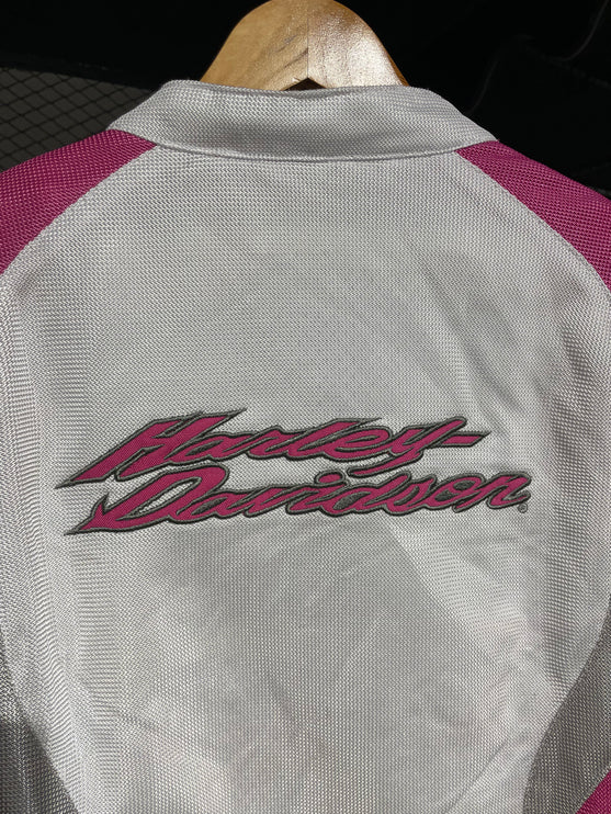 PINK HARLEY-DAVIDSON RIDING GEAR JACKET