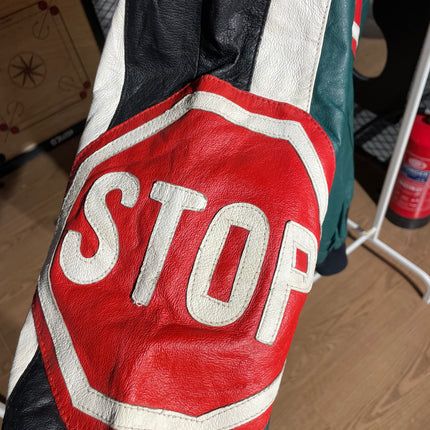 STOP SIGN LEATHER JACKET