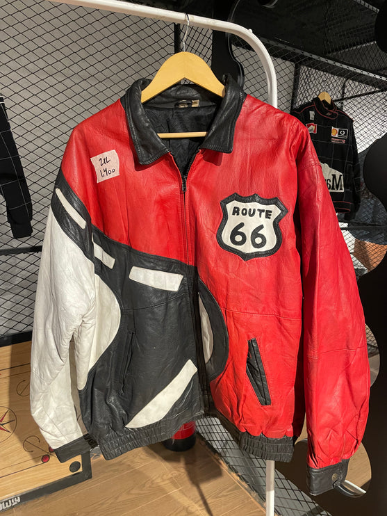 ROUTE 66 LEATHER JACKET