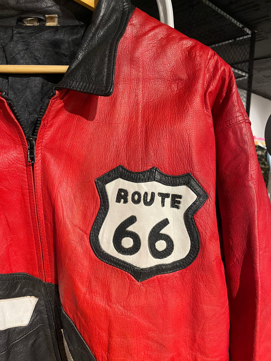 ROUTE 66 LEATHER JACKET