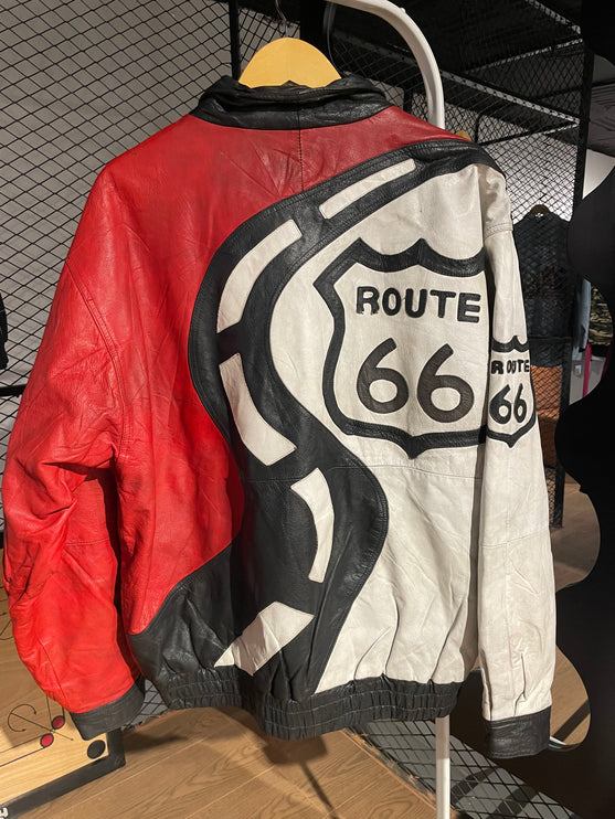 ROUTE 66 LEATHER JACKET