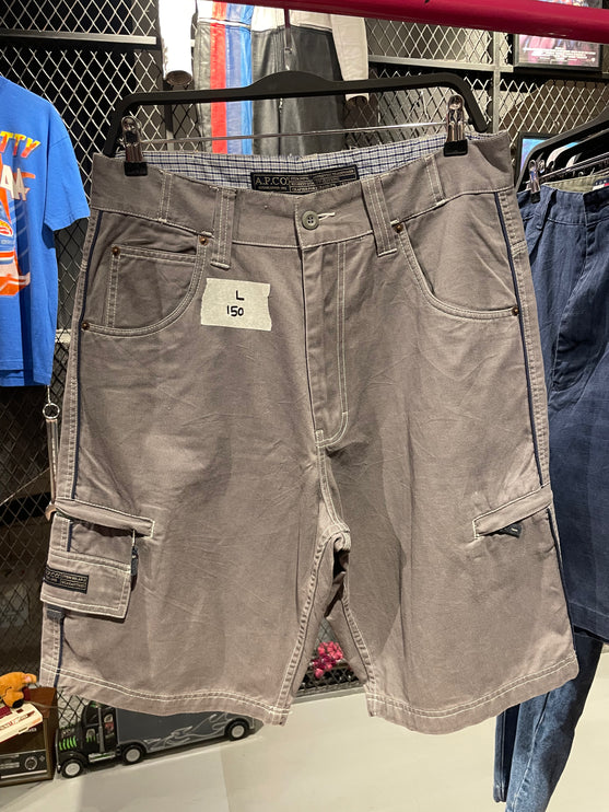 APCO grey cargo shorts