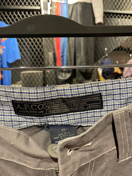 APCO grey cargo shorts