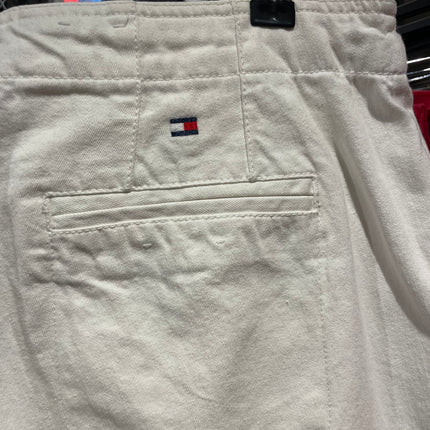 Tommy Hilfiger white denim sailor shorts