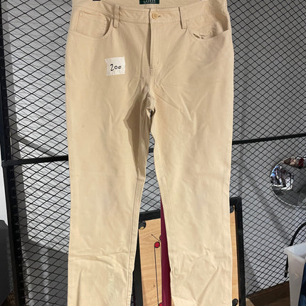 Lauren by Ralph Lauren beige chino pants