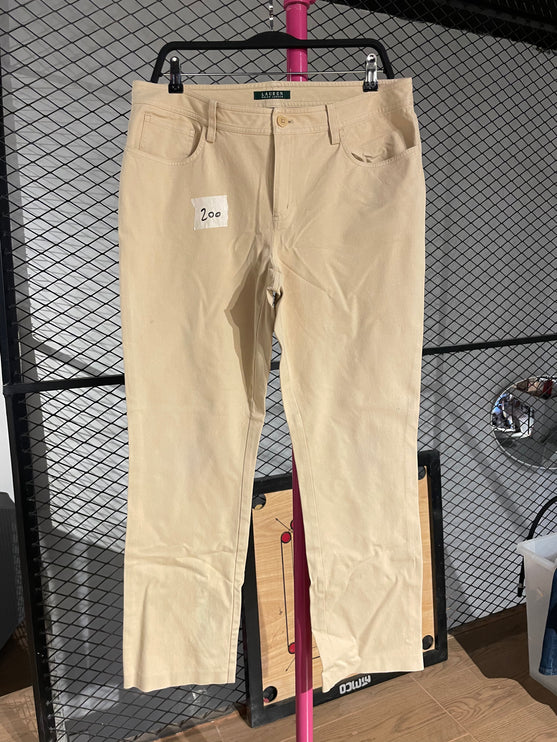 Lauren by Ralph Lauren beige chino pants