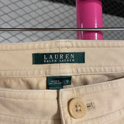 Lauren by Ralph Lauren beige chino pants