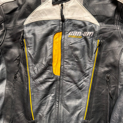 Vintage Can-Am Leather Jacket