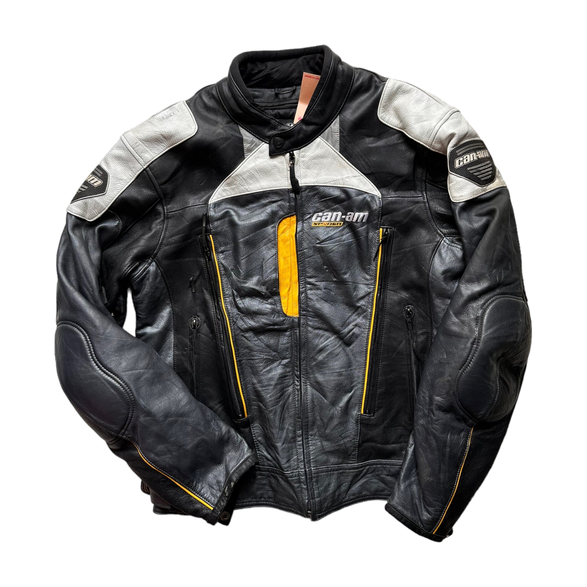 Vintage Can-Am Leather Jacket