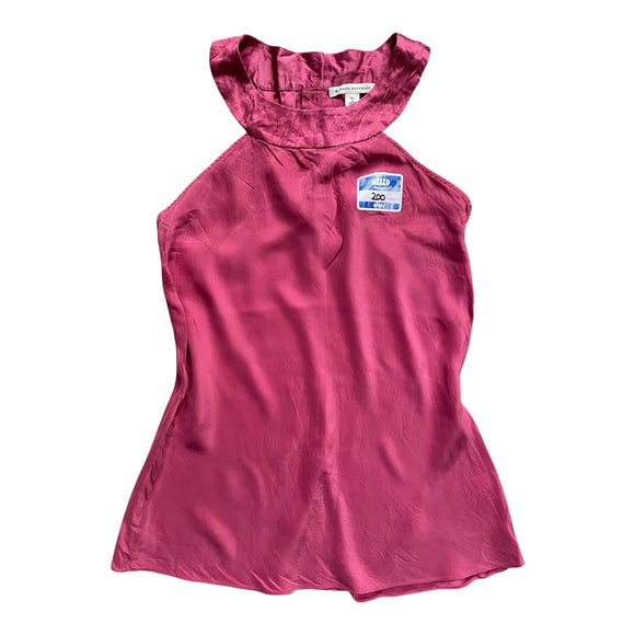 Banana republic pink satin top