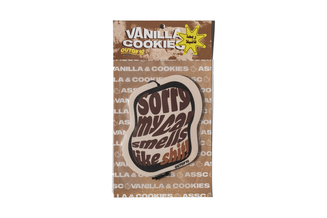 Vanilla Cookies - Outof10 Sorry my car smells like Sh*t air freshener