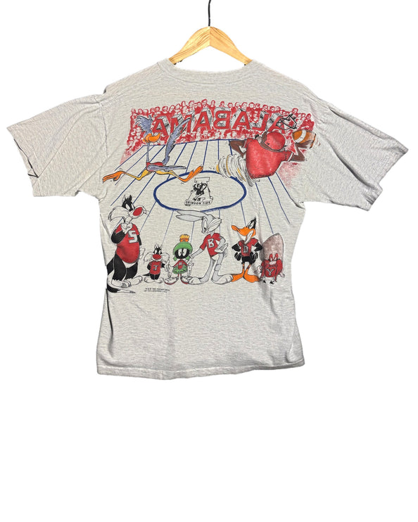Vintage Looney Tunes Alabama Crimson Tide Graphic T-Shirt