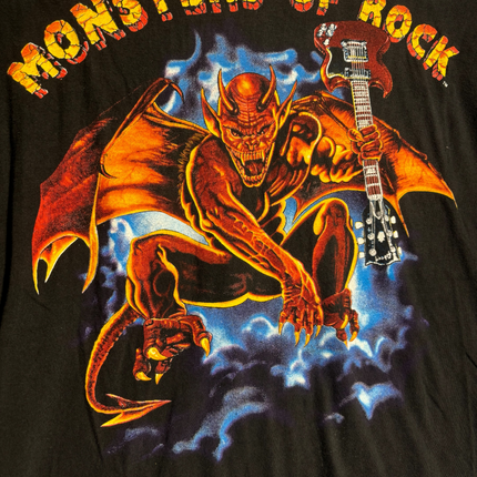 Vintage Monsters Of Rock Tour Graphic T-Shirt