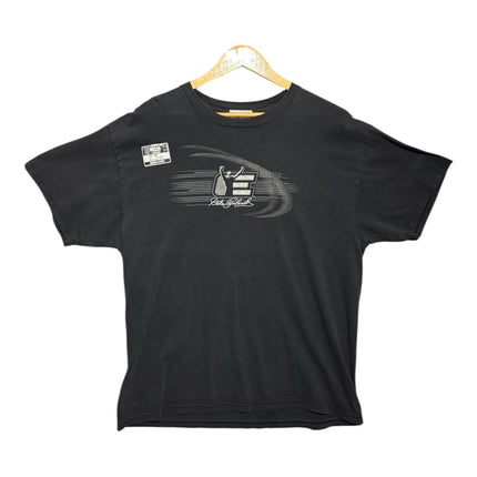 OutOf10 black cotton short sleeve t-shirt featuring a Dale Earnhardt graphic print on the front