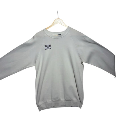 OutOf10 light grey crewneck sweatshirt with a small front logo detail, crafted from a soft cotton blend.